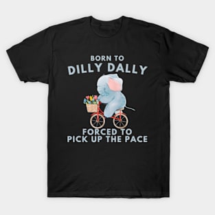 Born To Dilly Dally Retro Vintage Relaxed T-Shirt